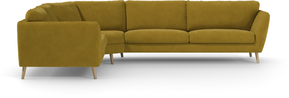 Madison Lux - Hörnsoffa 2+3-sits, hörn 2 - Gul