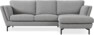 Madison Lux - 2-sits soffa med schäslong höger - Grå