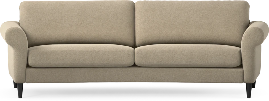 Bridge - 3-sits soffa svängd - Beige