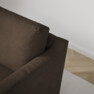 Friday - 2-sits soffa med två schäslonger - Brun