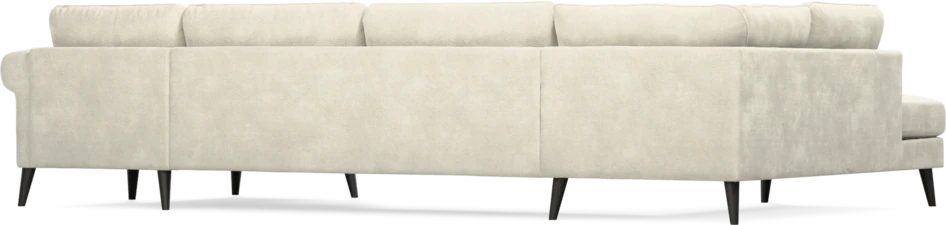 Bridge - 3-sits soffa med divan vänster och schäslong höger - Vit