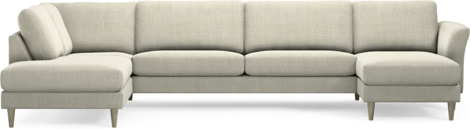Bridge - 3-sits soffa med divan vänster och schäslong höger - Beige