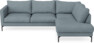 Impression Delux - 3-sits soffa med divan höger - Blå