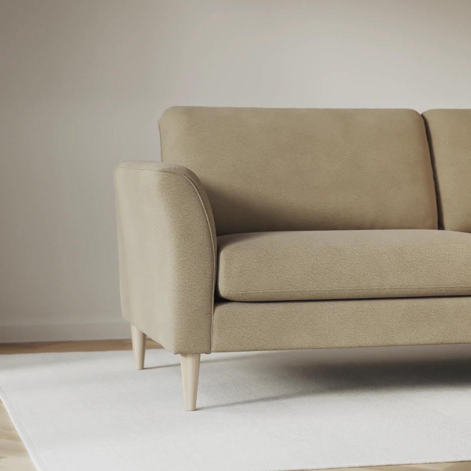 Bridge - 3-sits soffa med divan vänster och schäslong höger - Beige