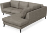 Madison - 2-sits soffa med divan höger - Grå