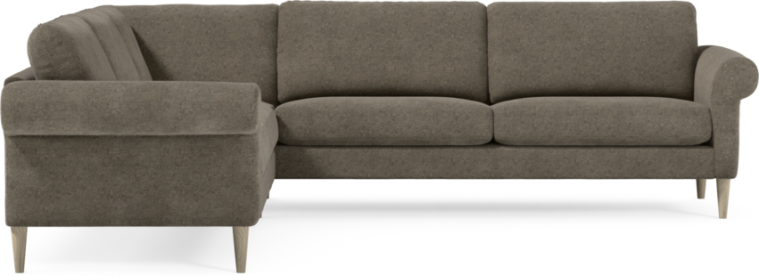 Bridge - Hörnsoffa, 2+3-sits - Brun