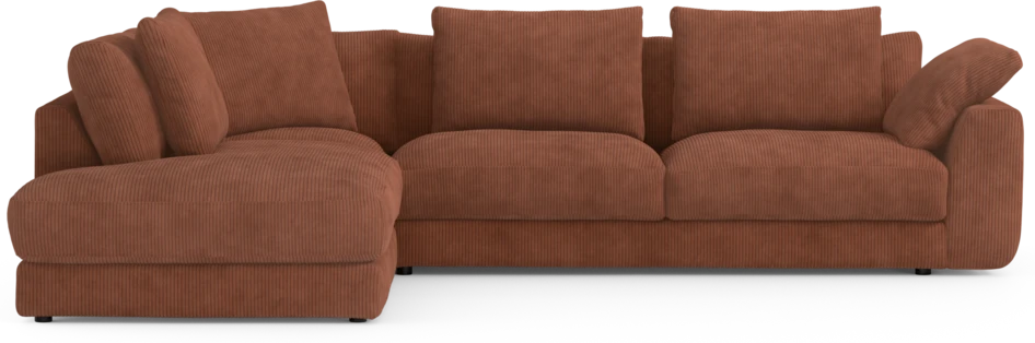 Amie - 3-sits med divan vänster - Orange