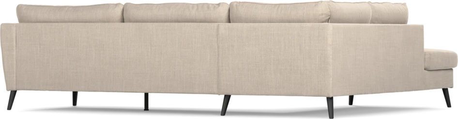 County - 2,5-sits soffa med divan vänster - Beige