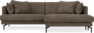 Harper - 4-sits med schäslong XL höger - Brun