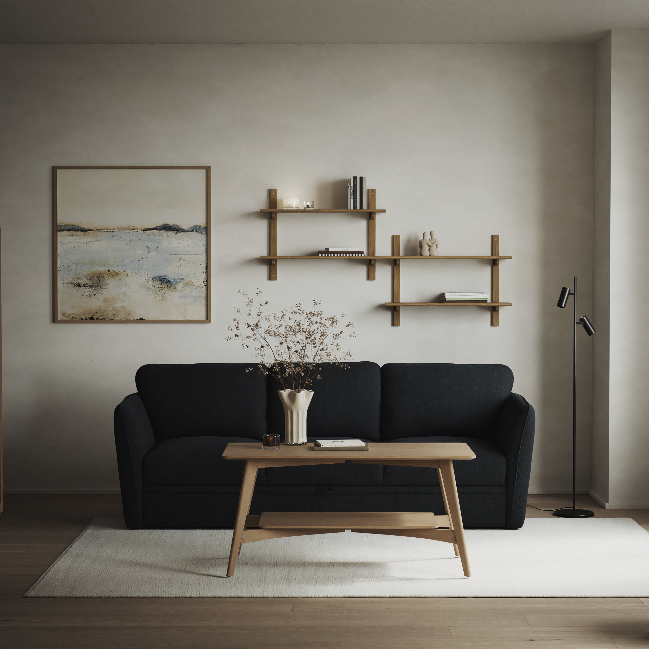 Öland - Bäddsoffa 3-sits, längsbäddad - inspiration