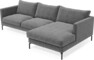 Impression Delux - 3-sits soffa med schäslong höger - Grå