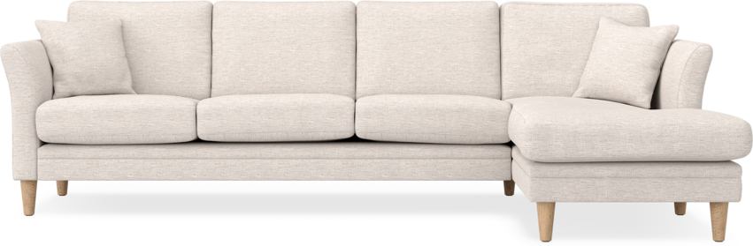 Eden - 3-sits soffa med schäslong - Beige