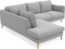 Madison - 2-sits soffa med divan vänster - Grå