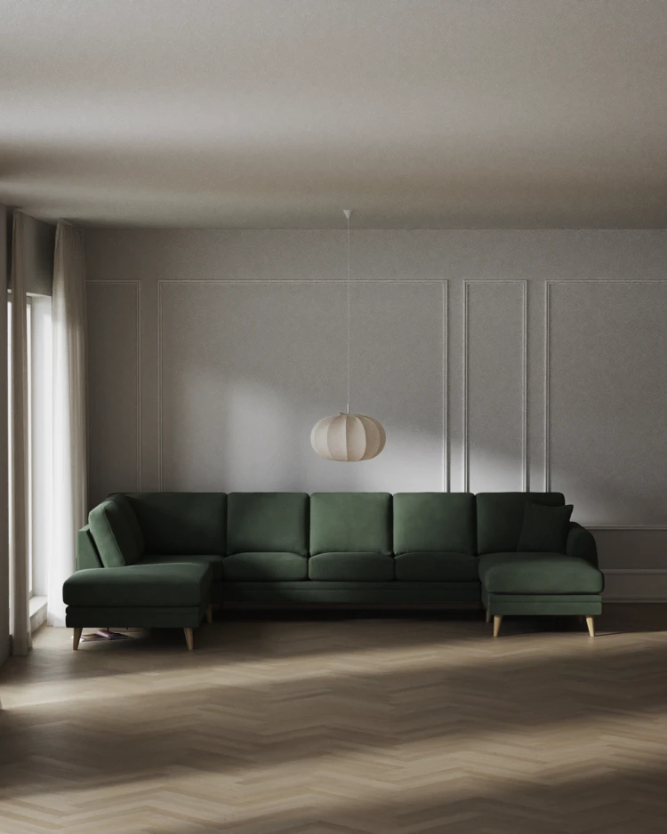 Eden - 3-sits soffa med divan vänster och schäslong höger - inspiration