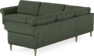 Bridge - Hörnsoffa, 3+2-sits - Grön