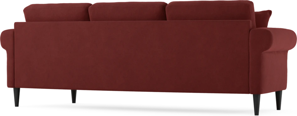 Eden - 3-sits soffa svängd - Röd