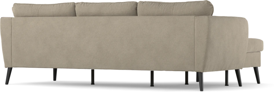 County - 3-sits soffa med flyttbar schäslong - Beige