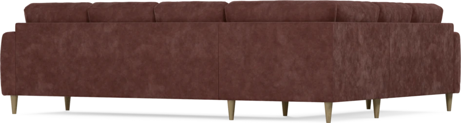 Eden - Hörnsoffa, 2+3-sits - Röd