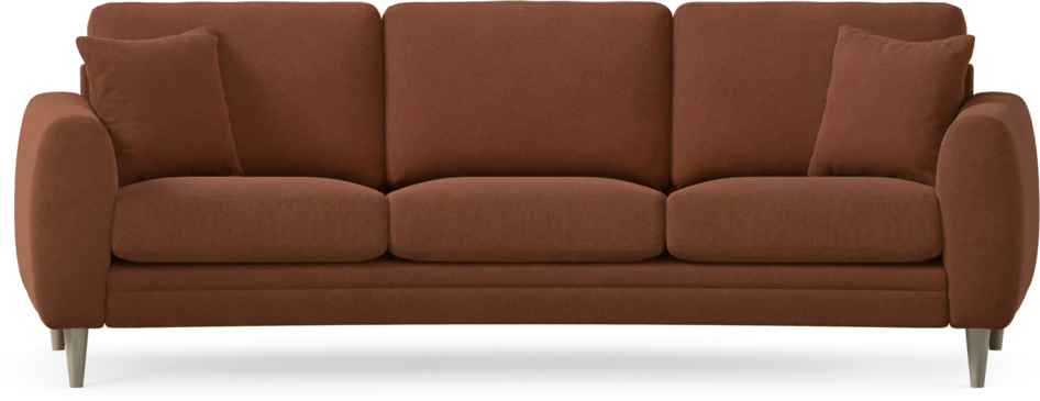 Eden - 3-sits soffa svängd - Orange