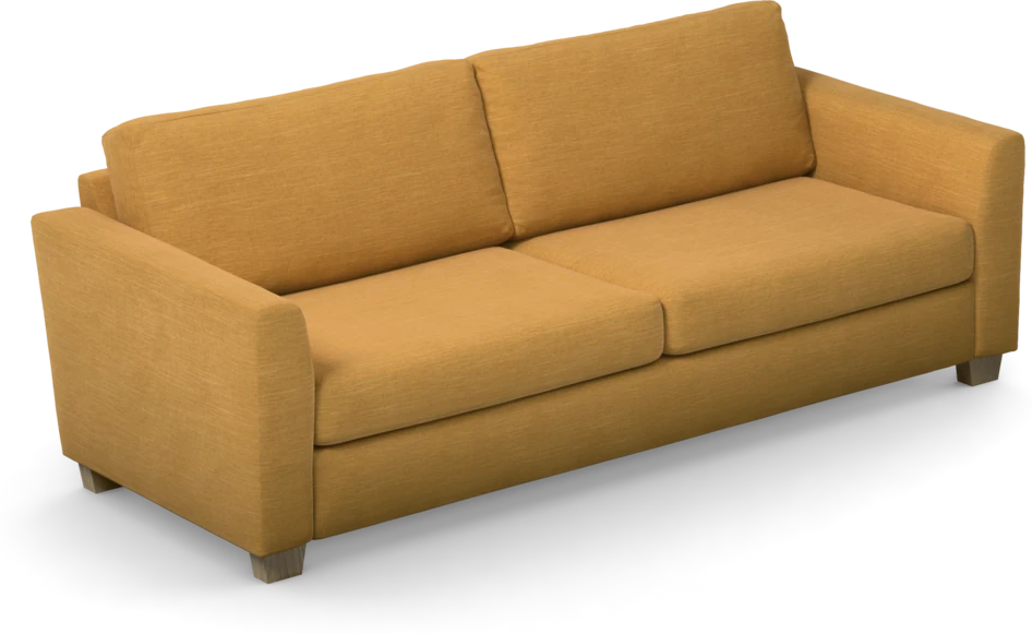 Friday - 3-sits soffa - Gul