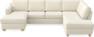 Friday - 3-sits soffa med schäslong vänster och divan höger - Beige