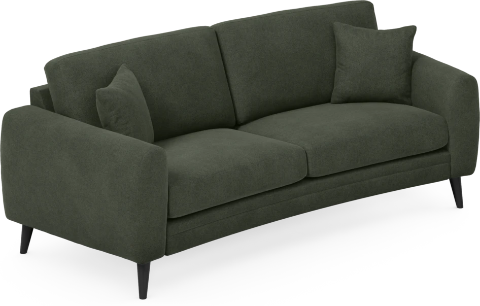 Eden - 2,5-sits soffa svängd - Grön