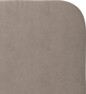 Delux Rundad - Sänggavel, 90-210 cm - Beige