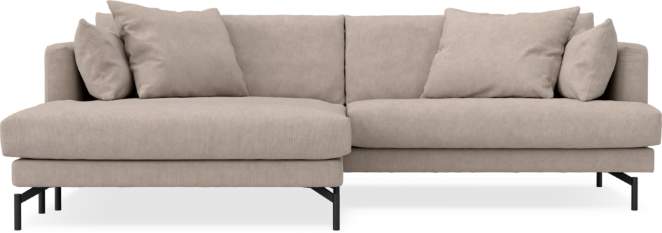 Harper - 4-sits med schäslong XL vänster - Beige