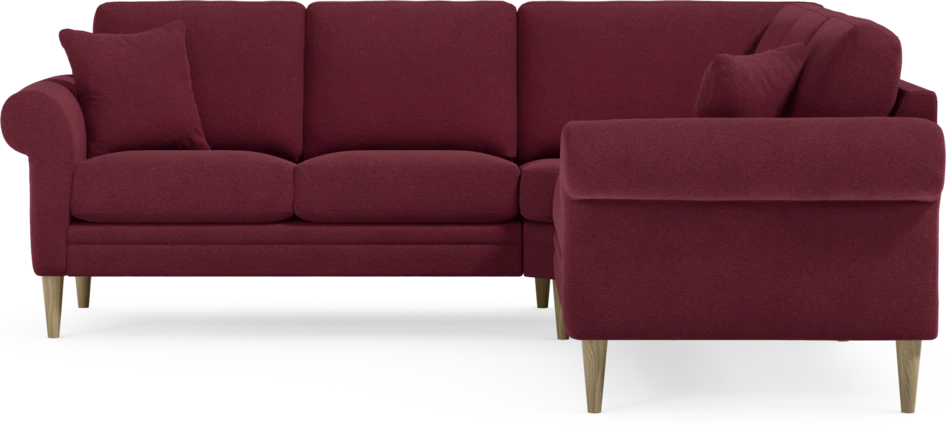 Eden - Hörnsoffa, 2+2-sits - Röd