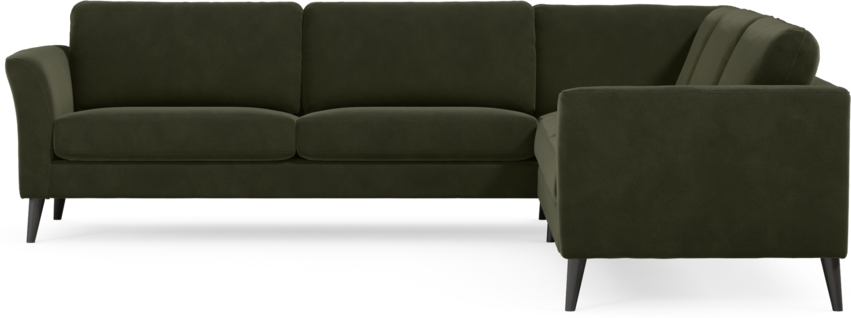 Bridge - Hörnsoffa, 3+3-sits - Grön