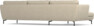 Madison Lux - 3-sits soffa med schäslong vänster - Beige