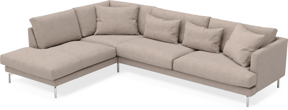 Harper - 3-sits soffa med divan vänster - Beige