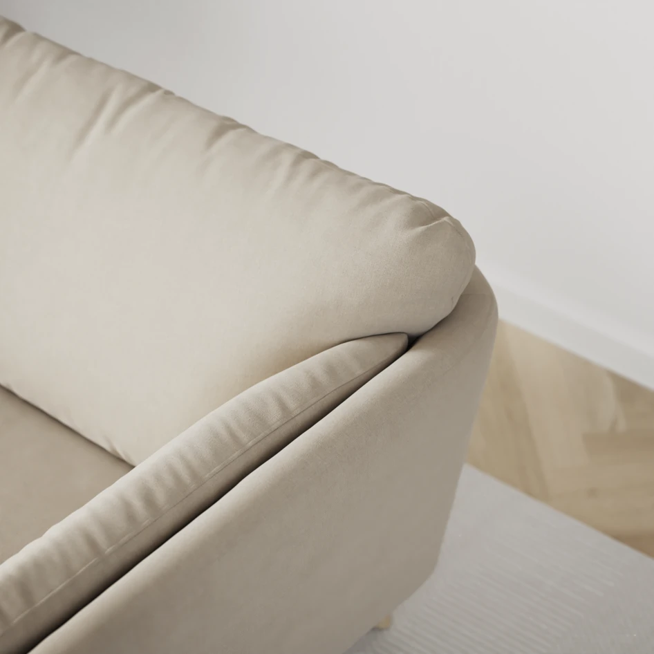 Madison - Hörnsoffa med schäslong vänster - Beige