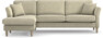 Eden - 2,5-sits soffa med schäslong - Beige