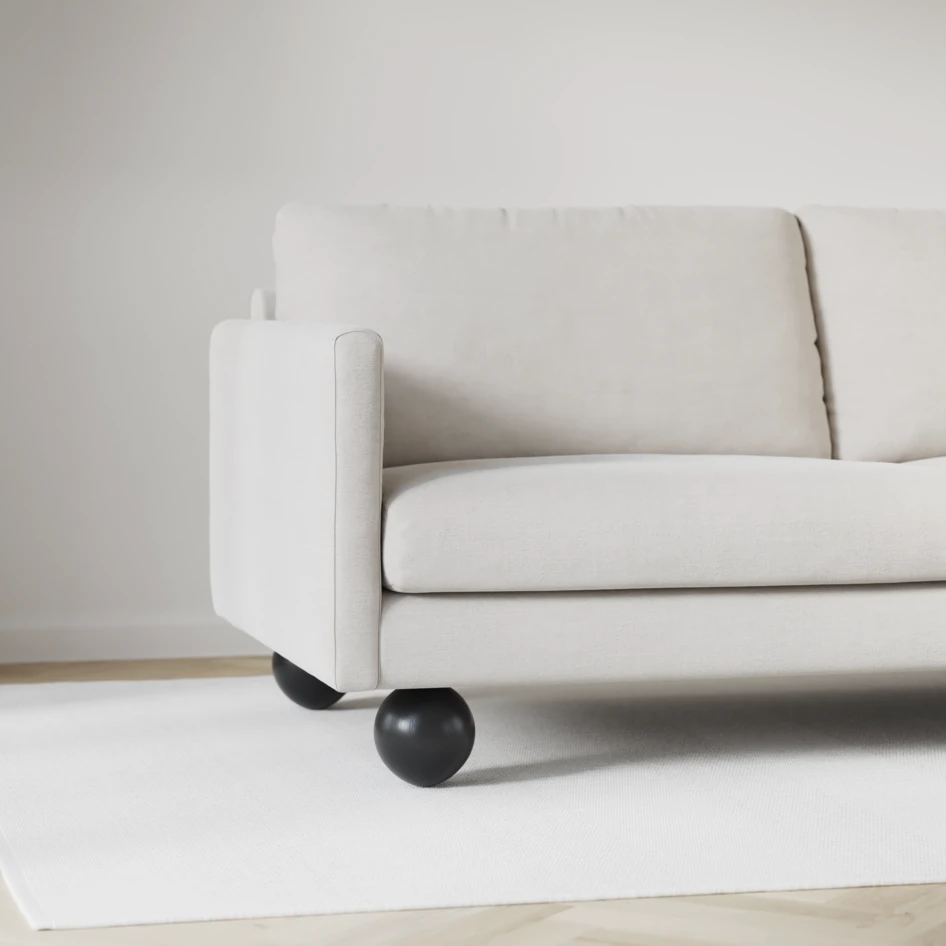 Madison Lux - 2-sits soffa med schäslong vänster och divan höger - Beige