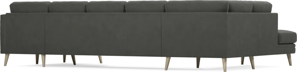 Eden - 3-sits soffa med divan vänster och schäslong höger - Grå