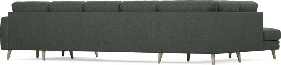 Eden - 3-sits soffa med divan vänster och schäslong höger - Grön
