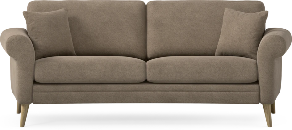 Eden - 2,5-sits soffa svängd - Brun
