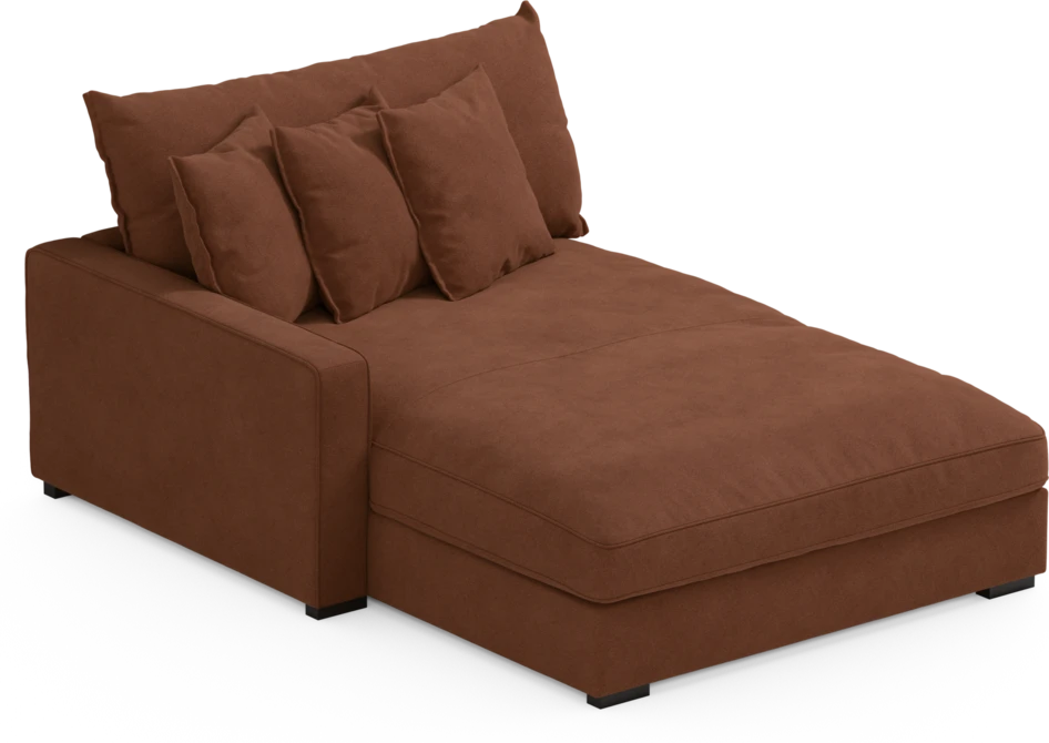 Rossi - Schäslong XL vänster - Orange