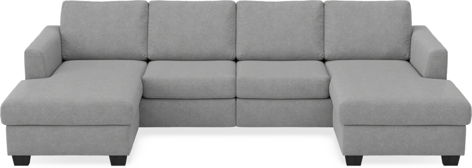 Friday - 2-sits soffa med två schäslonger - Grå