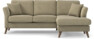 Eden - 2-sits soffa med schäslong - Beige