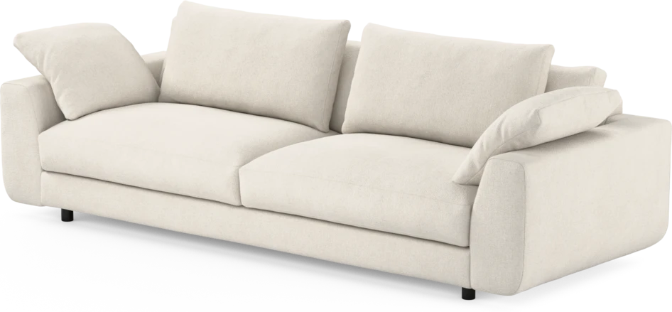 Amie - 4-sits soffa - Vit