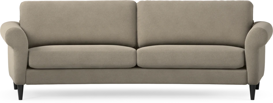 Bridge - 3-sits soffa svängd - Beige