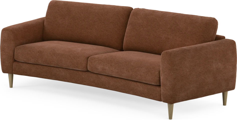 Bridge - 3-sits soffa svängd - Orange