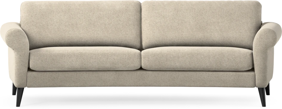 Bridge - 3-sits soffa svängd - Beige