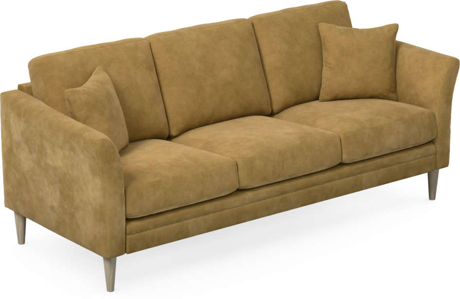 Eden - 3-sits soffa - Gul