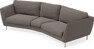 Madison - 3-sits soffa svängd, 90 cm - Brun