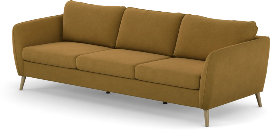 County - 3-sits soffa - Gul