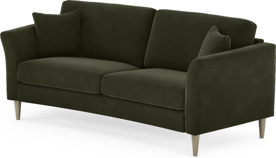 Eden - 2,5-sits soffa svängd - Grön