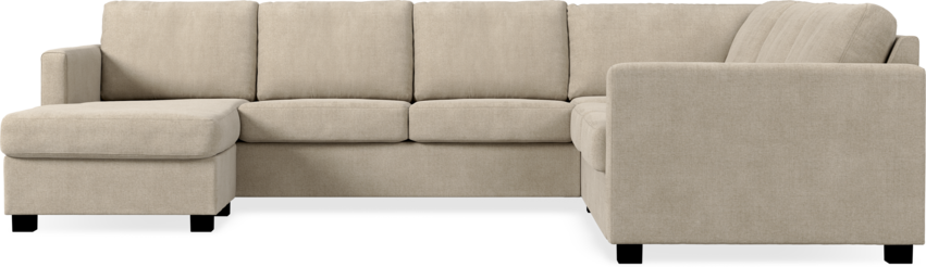 Nevada - Hörnsoffa, 3+2-sits med schäslong vänster - Beige